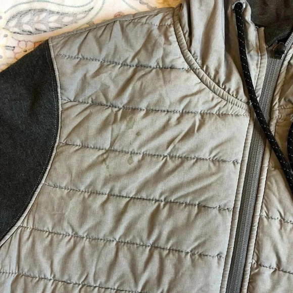 Reebok Unisex Adult Quilted Hoodie Jacket Size M - Picture 5 of 5